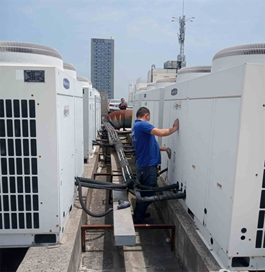 虎林中央空调制热和不制冷系统维修方法